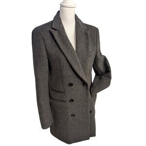 Vagabond Men's Wool Overcoat Grey Size 52‎ Winter